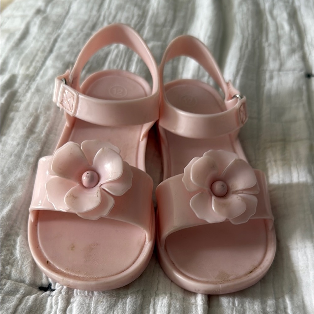 Cat & Jack Light Pink Flower Sandals